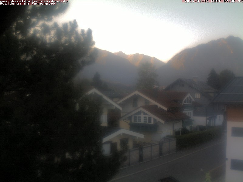 Archived image Webcam Oberstdorf holiday apartment