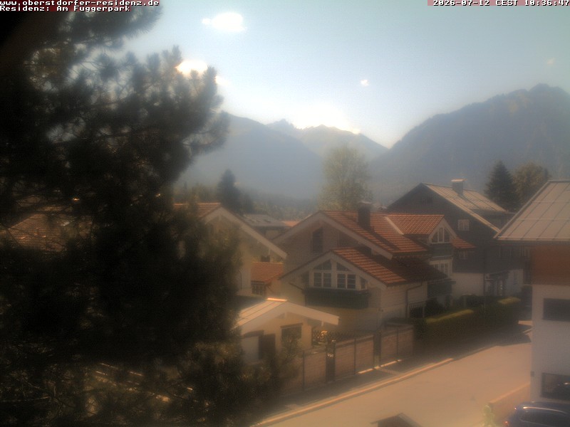 Archived image Webcam Oberstdorf holiday apartment
