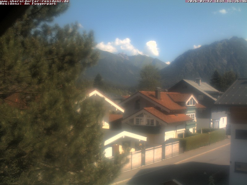 Archived image Webcam Oberstdorf holiday apartment