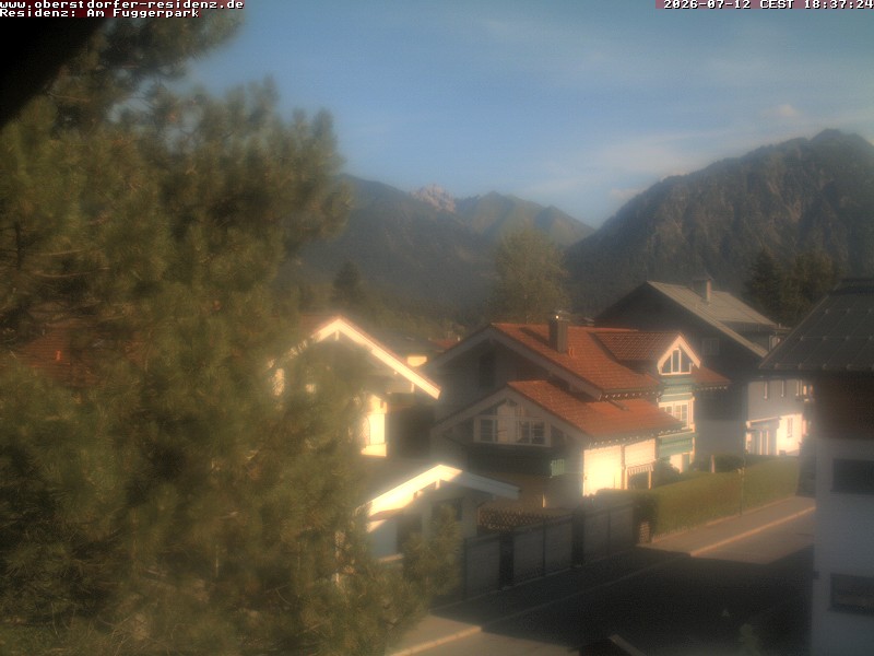 Archiv Foto Webcam Oberstdorfer Residenz
