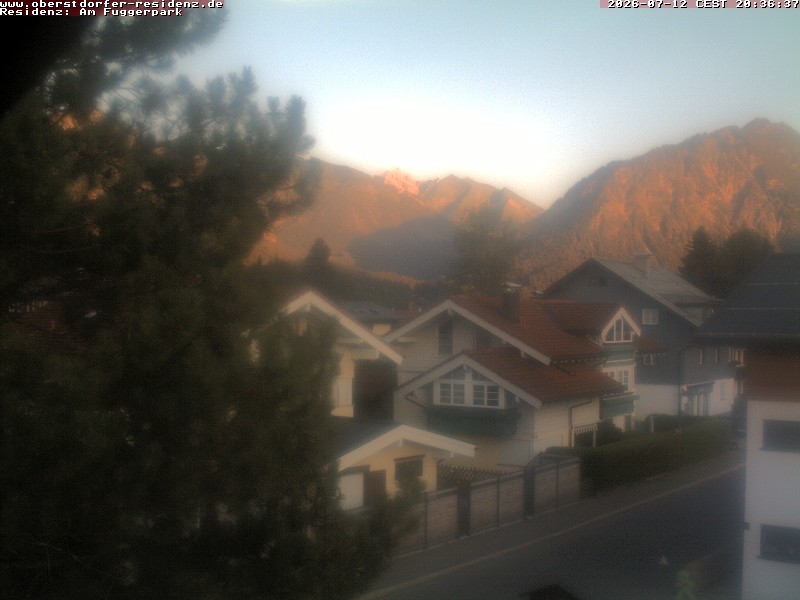 Archived image Webcam Oberstdorf holiday apartment