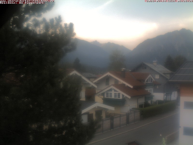 Archiv Foto Webcam Oberstdorfer Residenz