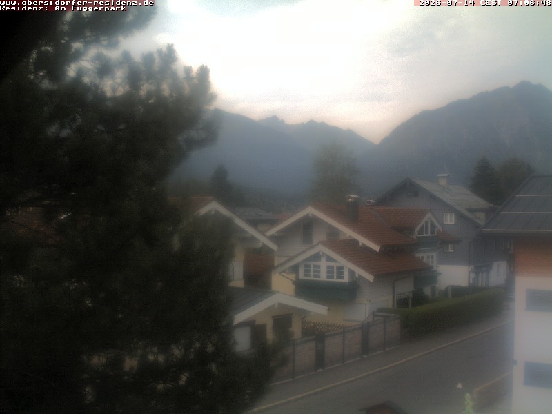 Archiv Foto Webcam Oberstdorfer Residenz