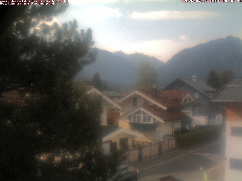 Archiv Foto Webcam Oberstdorfer Residenz