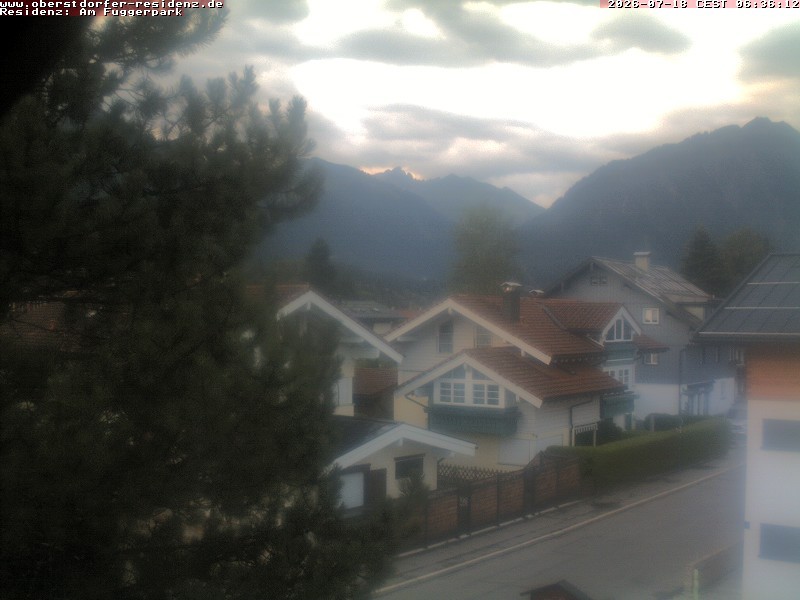Archiv Foto Webcam Oberstdorfer Residenz