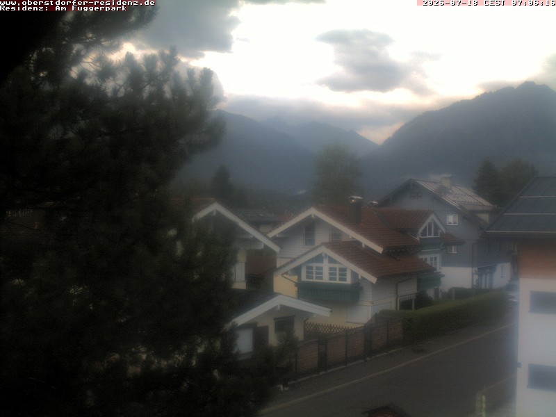 Archiv Foto Webcam Oberstdorfer Residenz