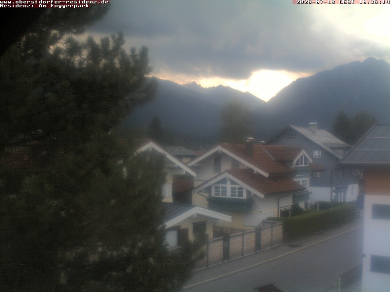 Archiv Foto Webcam Oberstdorfer Residenz