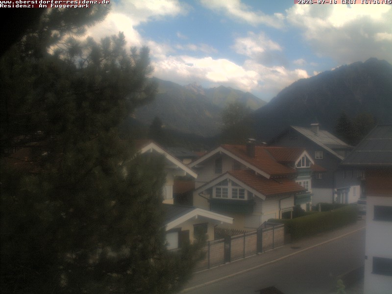 Archiv Foto Webcam Oberstdorfer Residenz