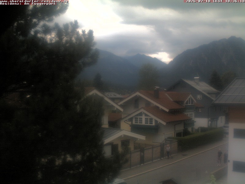 Archiv Foto Webcam Oberstdorfer Residenz