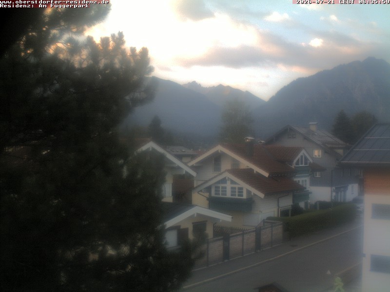 Archiv Foto Webcam Oberstdorfer Residenz