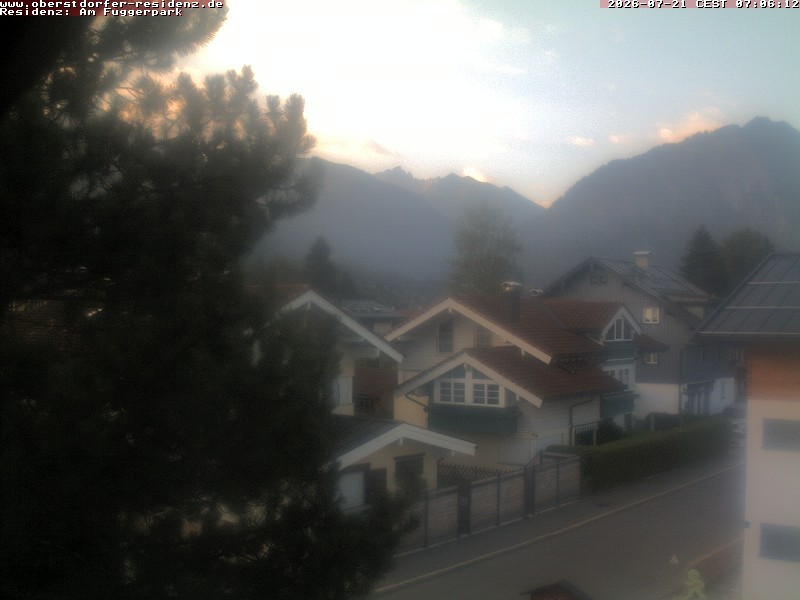 Archiv Foto Webcam Oberstdorfer Residenz