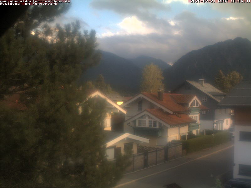 Archiv Foto Webcam Oberstdorfer Residenz