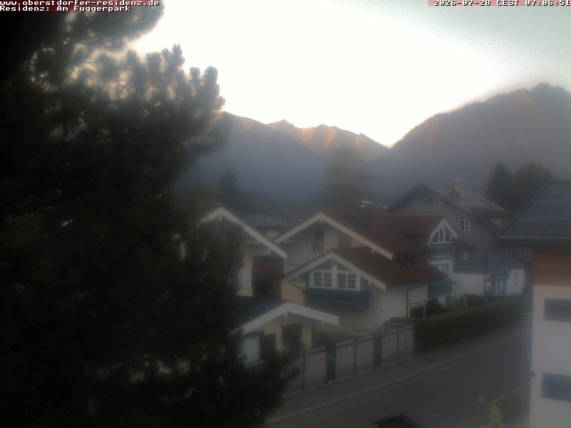 Archiv Foto Webcam Oberstdorfer Residenz