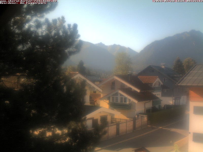 Archiv Foto Webcam Oberstdorfer Residenz
