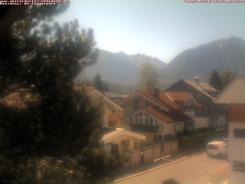 Archiv Foto Webcam Oberstdorfer Residenz
