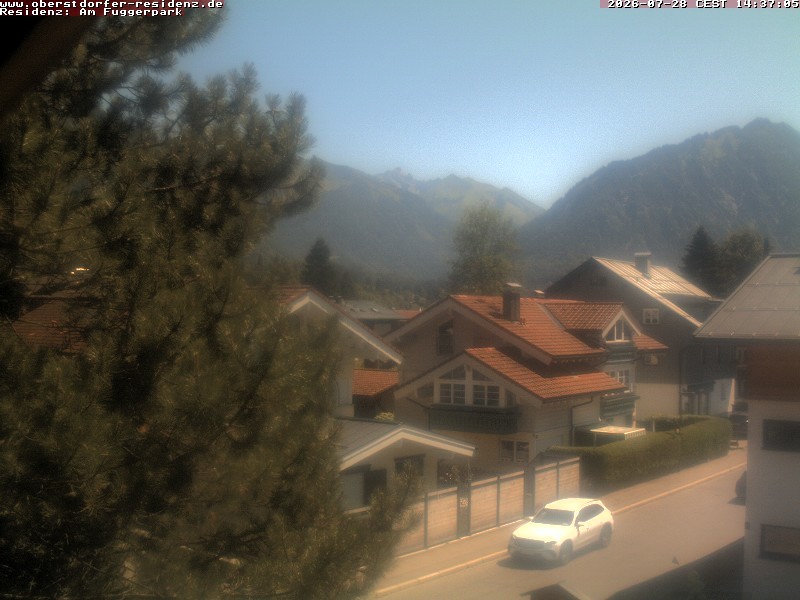 Archiv Foto Webcam Oberstdorfer Residenz