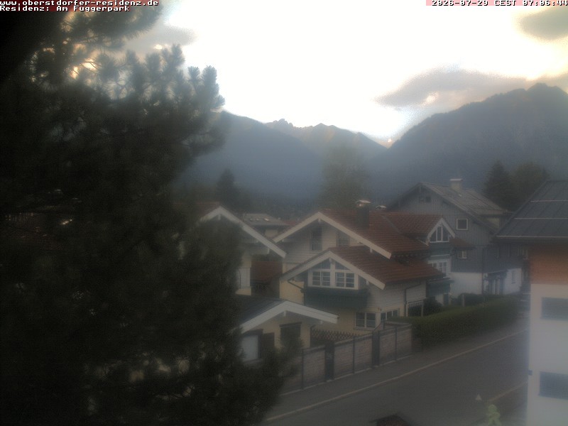 Archived image Webcam Oberstdorf holiday apartment