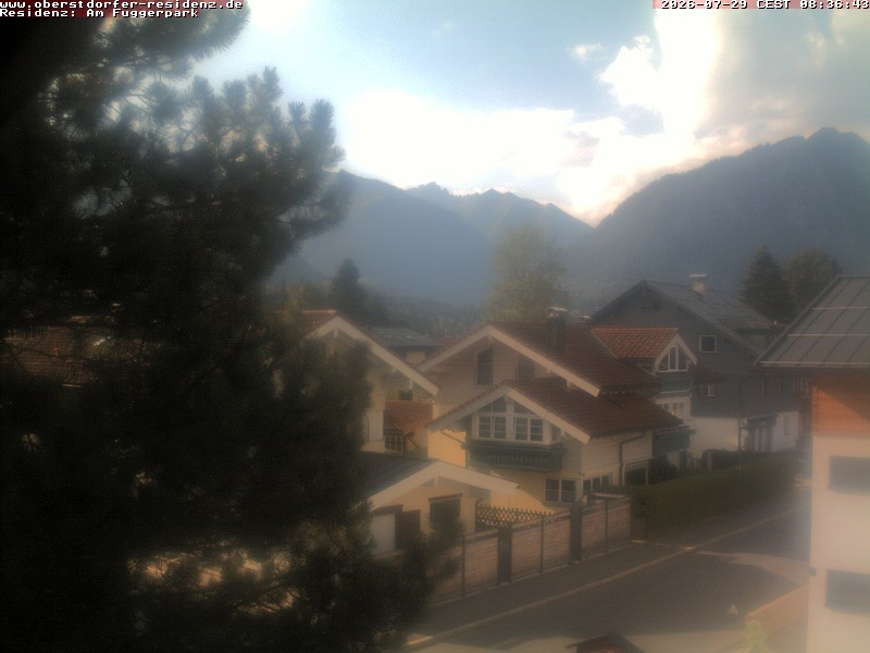 Archiv Foto Webcam Oberstdorfer Residenz