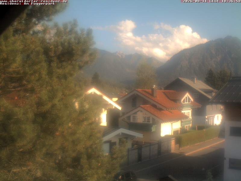 Archiv Foto Webcam Oberstdorfer Residenz