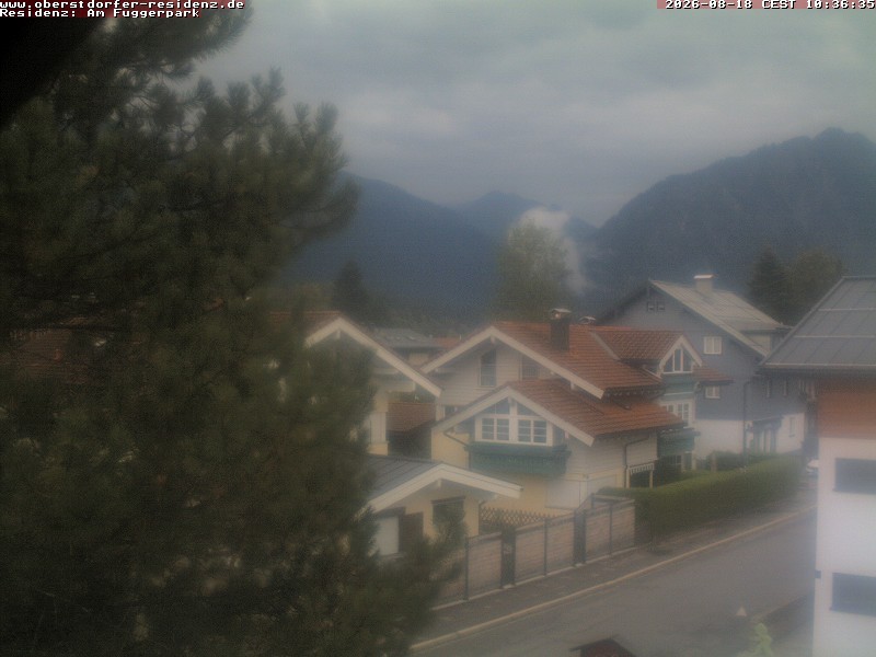 Archiv Foto Webcam Oberstdorfer Residenz