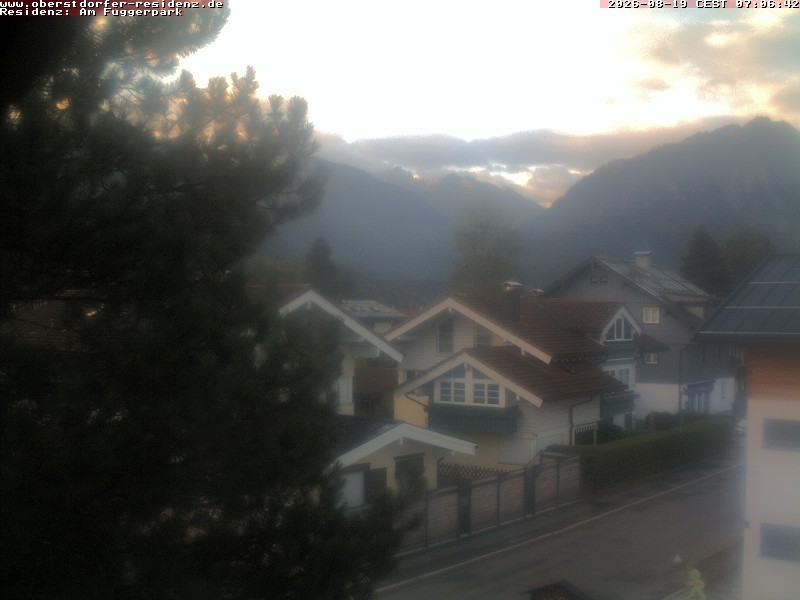 Archiv Foto Webcam Oberstdorfer Residenz