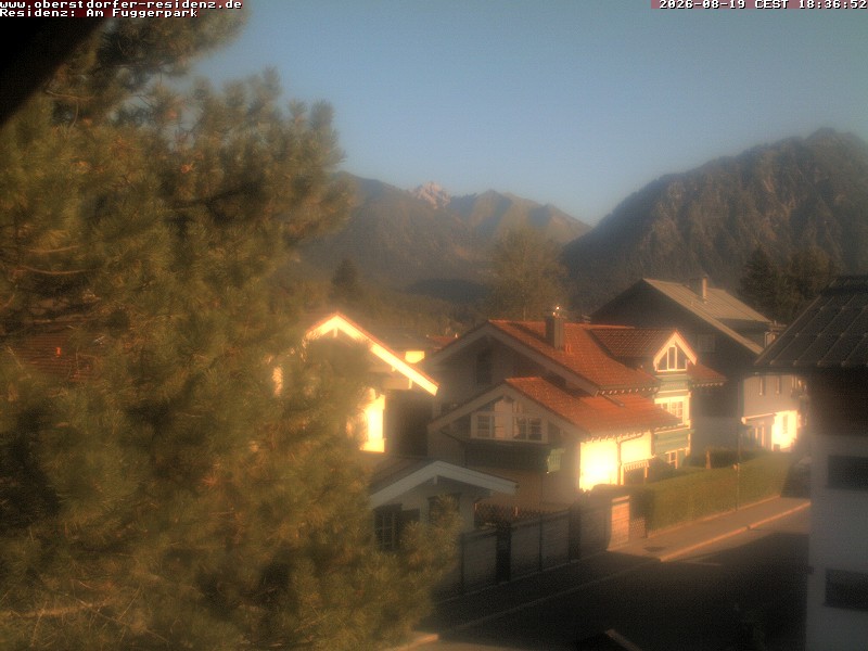 Archiv Foto Webcam Oberstdorfer Residenz