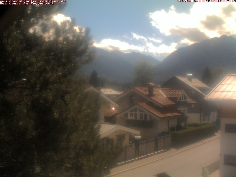 Archiv Foto Webcam Oberstdorfer Residenz