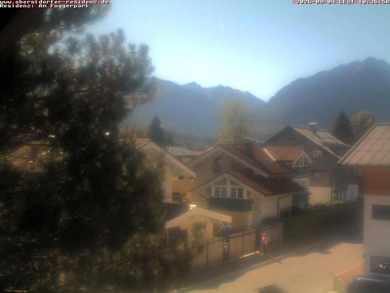 Archived image Webcam Oberstdorf holiday apartment