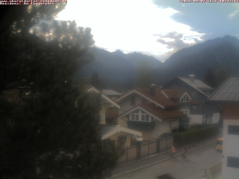 Archiv Foto Webcam Oberstdorfer Residenz
