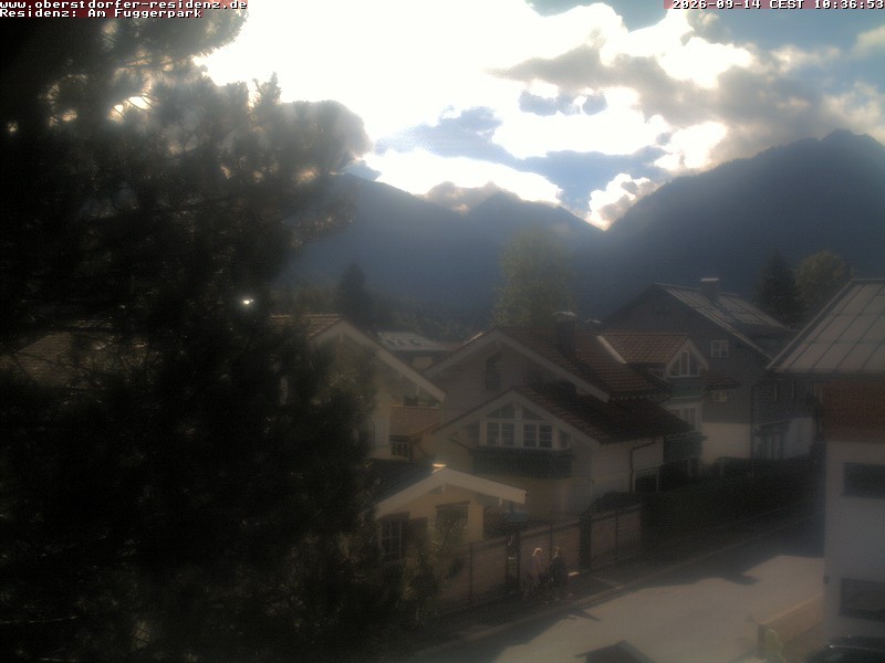 Archived image Webcam Oberstdorf holiday apartment
