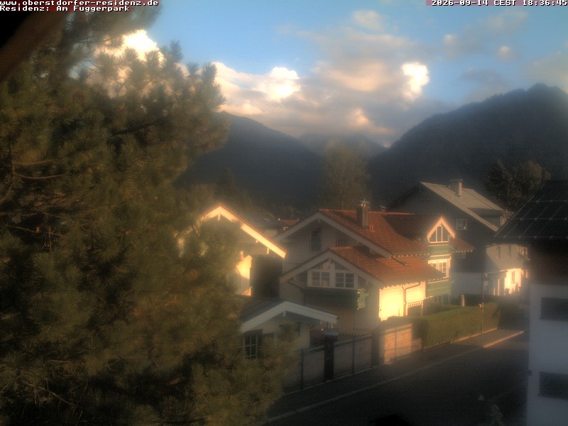 Archived image Webcam Oberstdorf holiday apartment