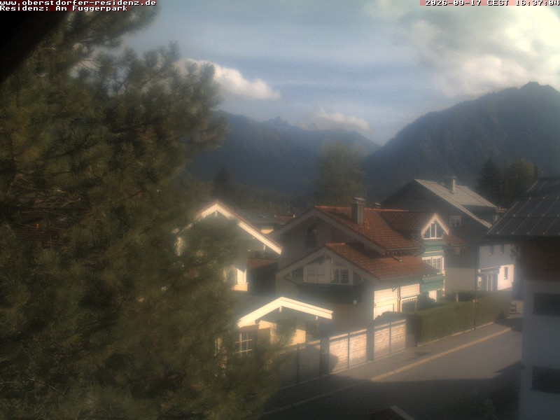 Archiv Foto Webcam Oberstdorfer Residenz