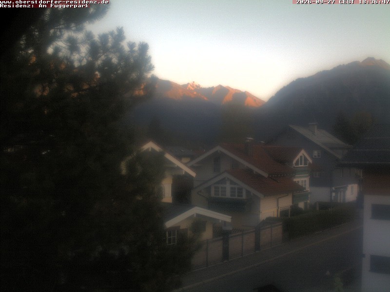 Archiv Foto Webcam Oberstdorfer Residenz