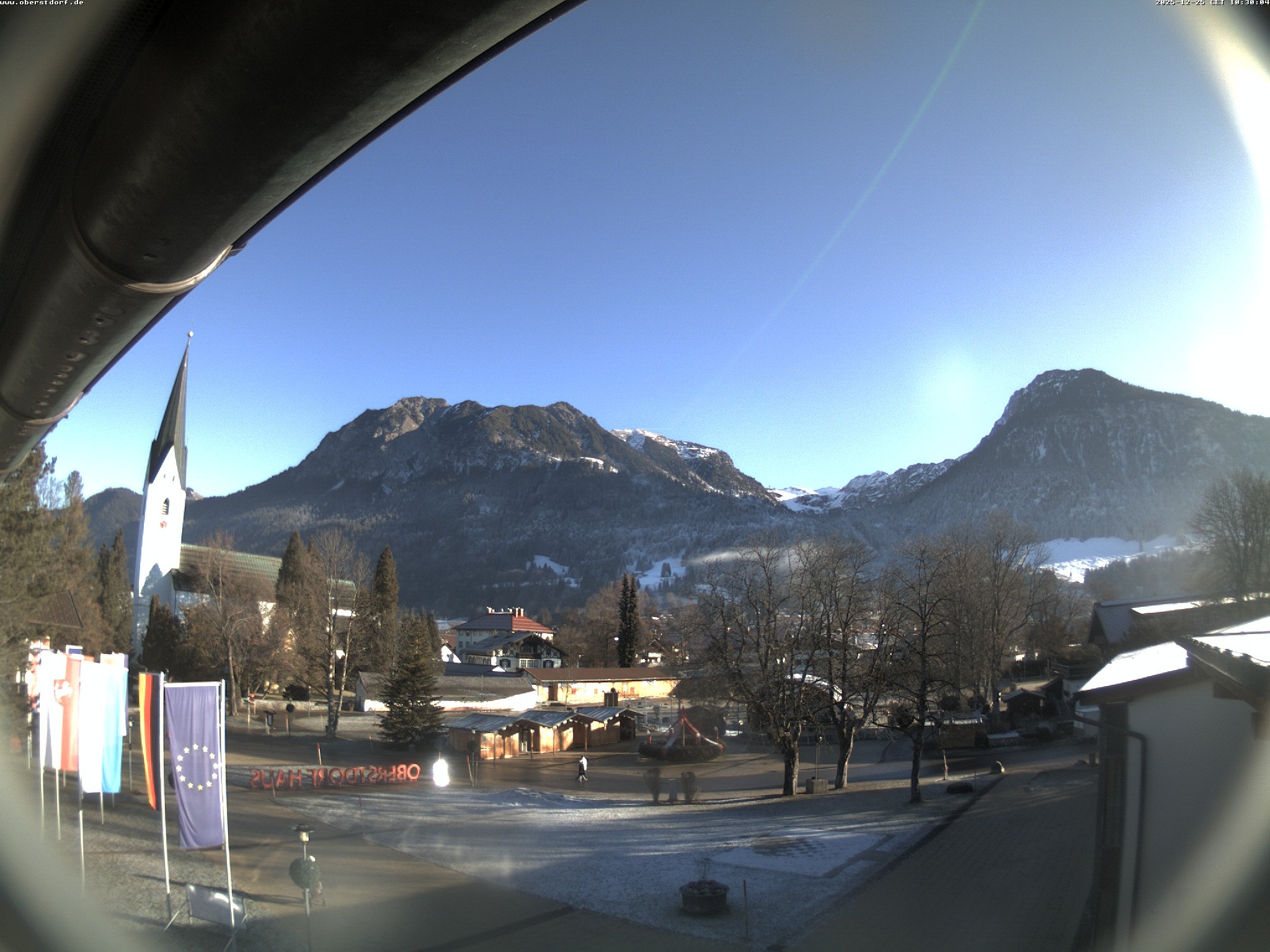 Archiv Foto Webcam Kurpark Oberstdorf