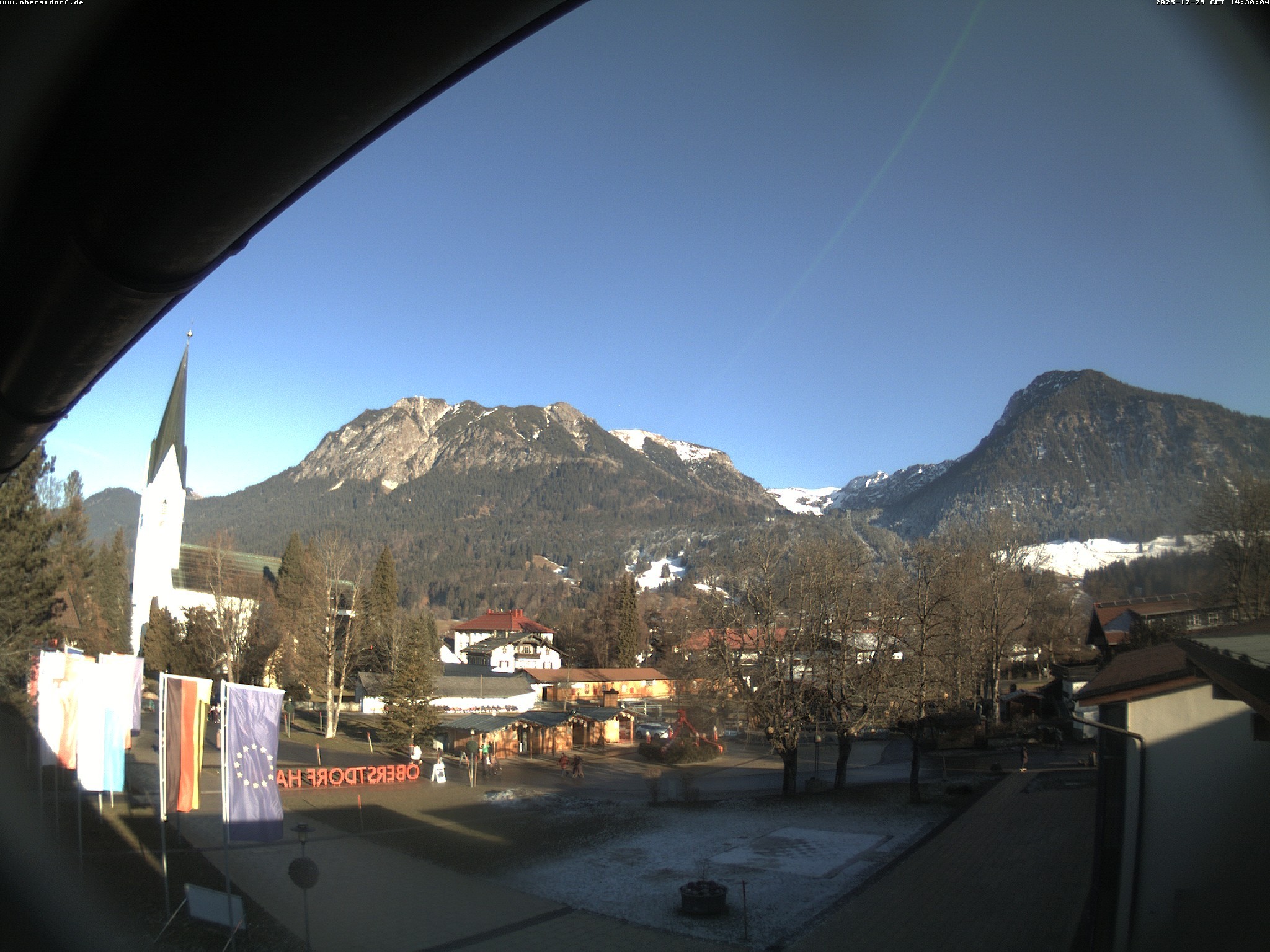 Archiv Foto Webcam Kurpark Oberstdorf