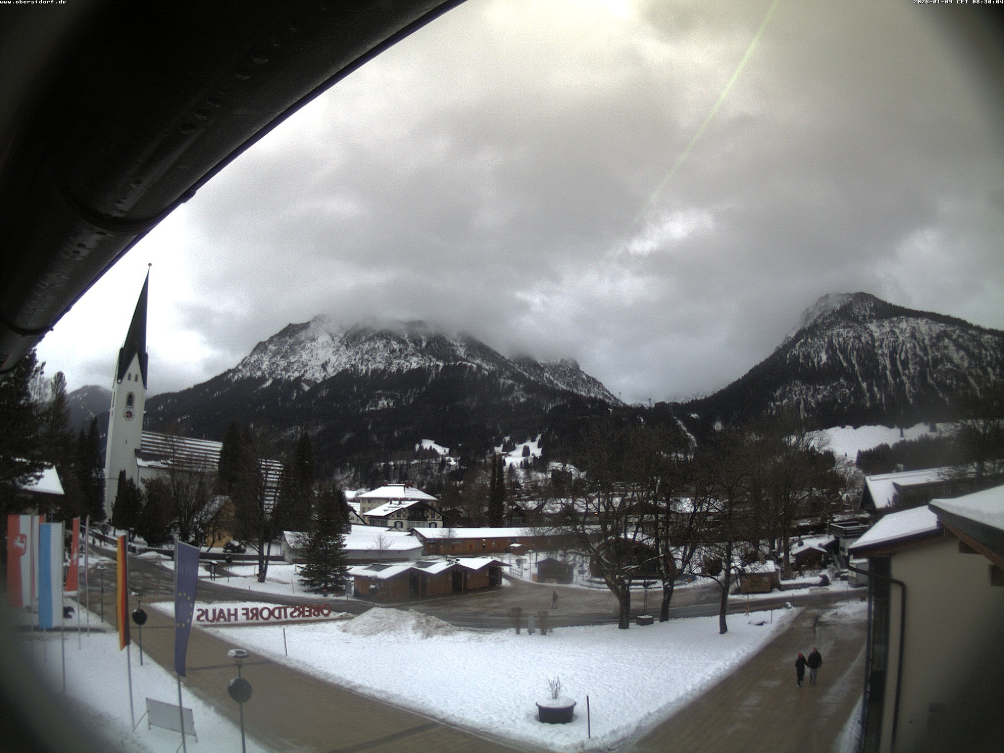 Archiv Foto Webcam Kurpark Oberstdorf