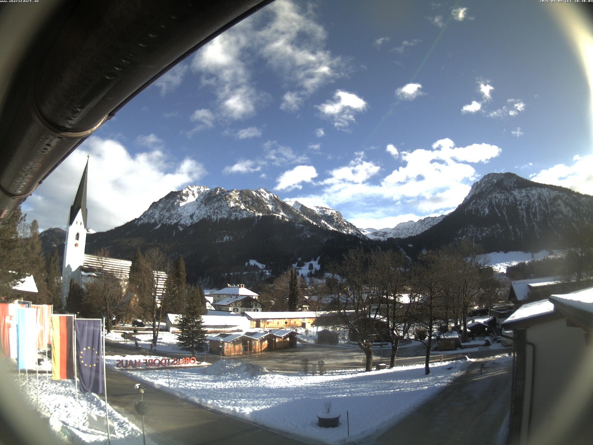 Archiv Foto Webcam Kurpark Oberstdorf
