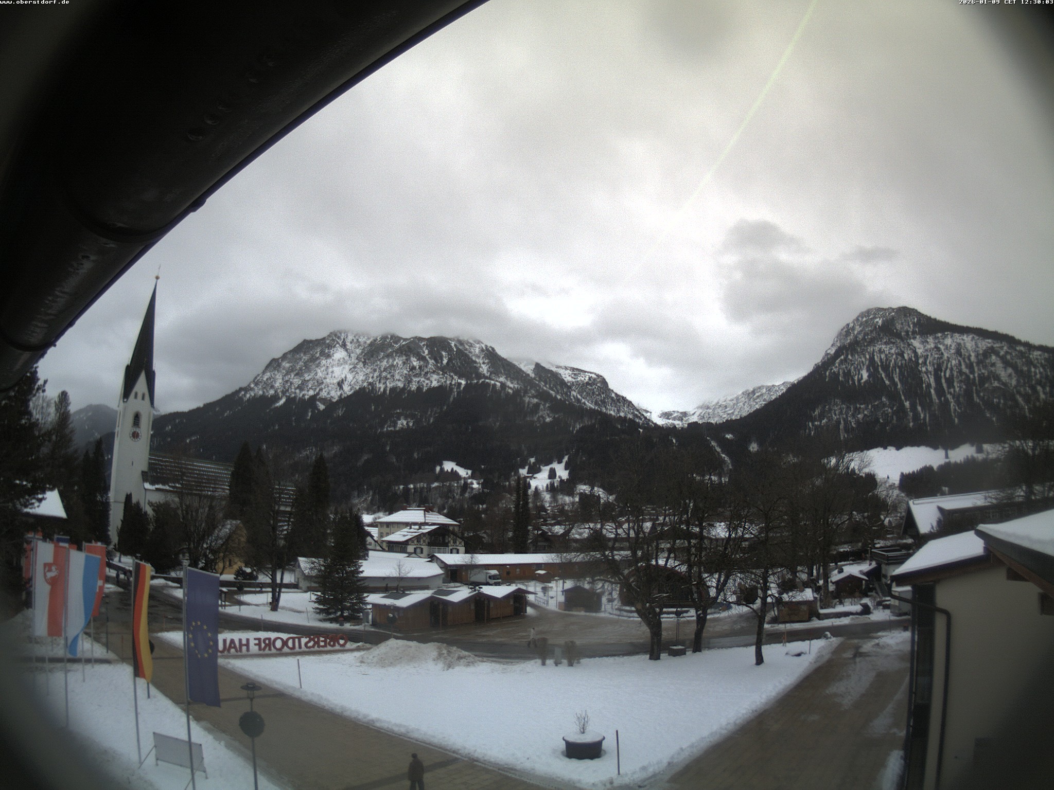 Archiv Foto Webcam Kurpark Oberstdorf