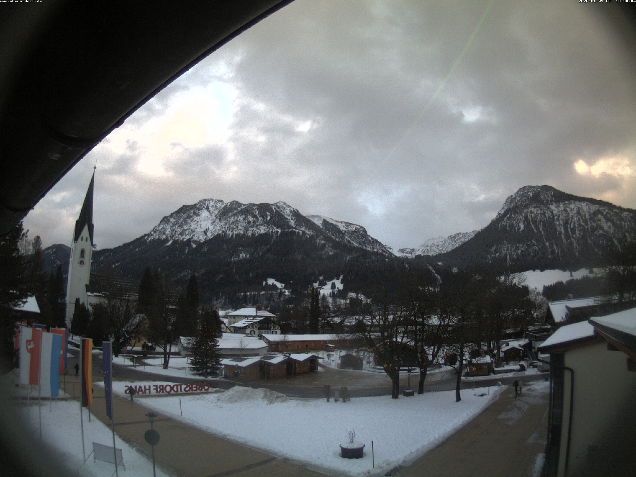 Archiv Foto Webcam Kurpark Oberstdorf