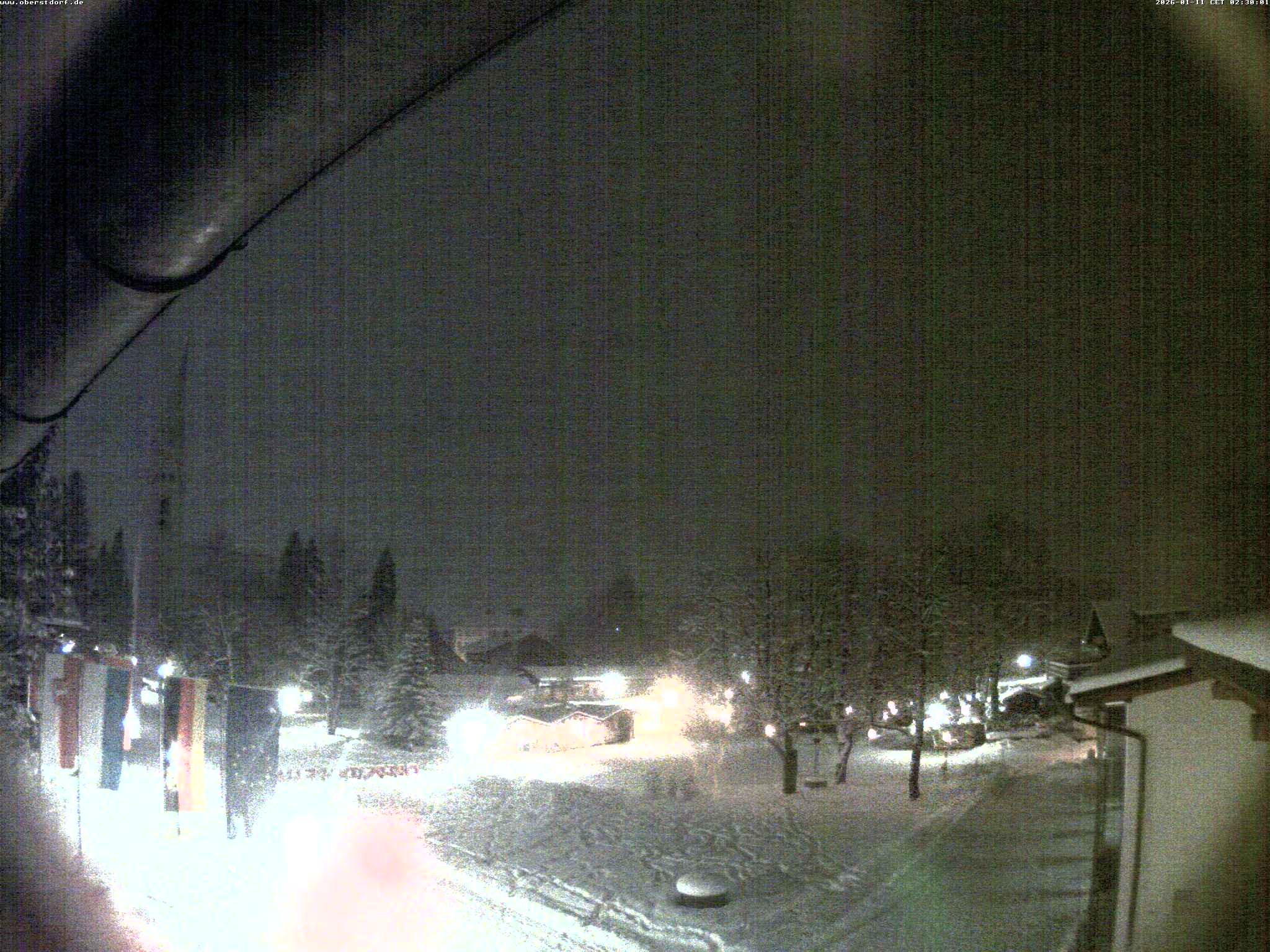 Archived image Webcam St. John's Church Oberstdorf