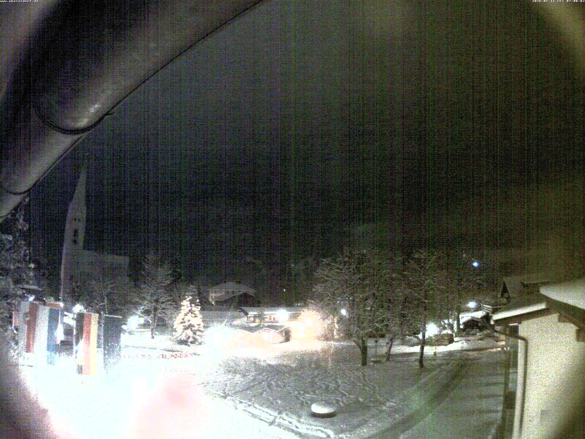 Archived image Webcam St. John's Church Oberstdorf