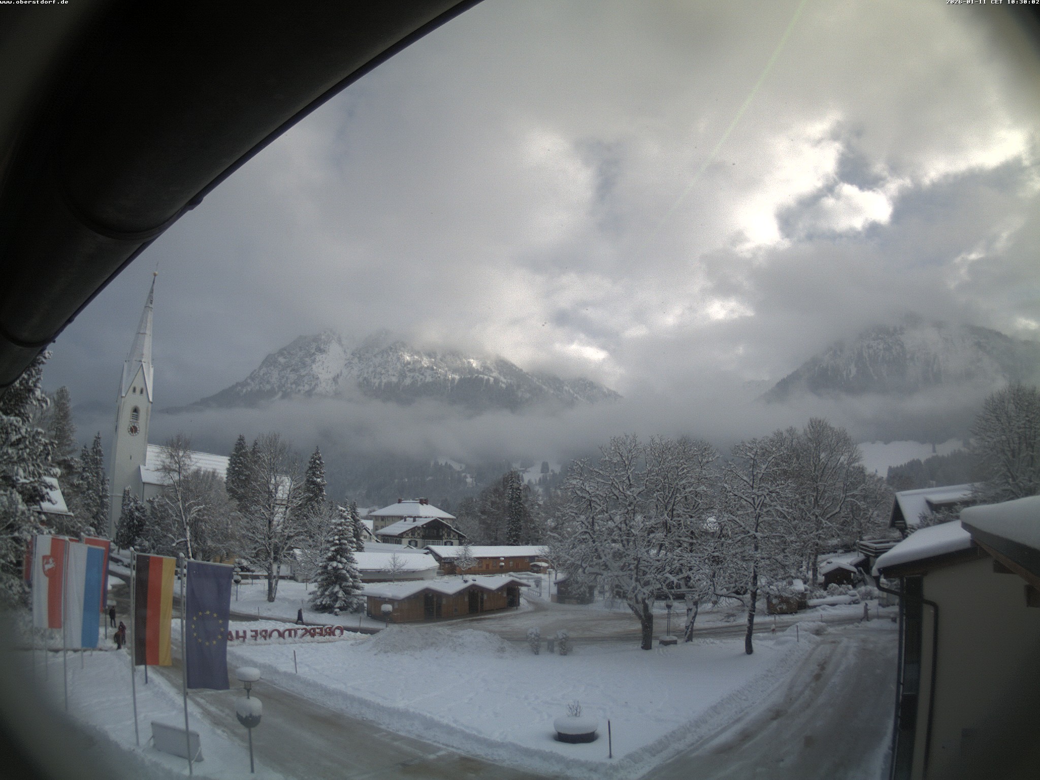 Archiv Foto Webcam Kurpark Oberstdorf