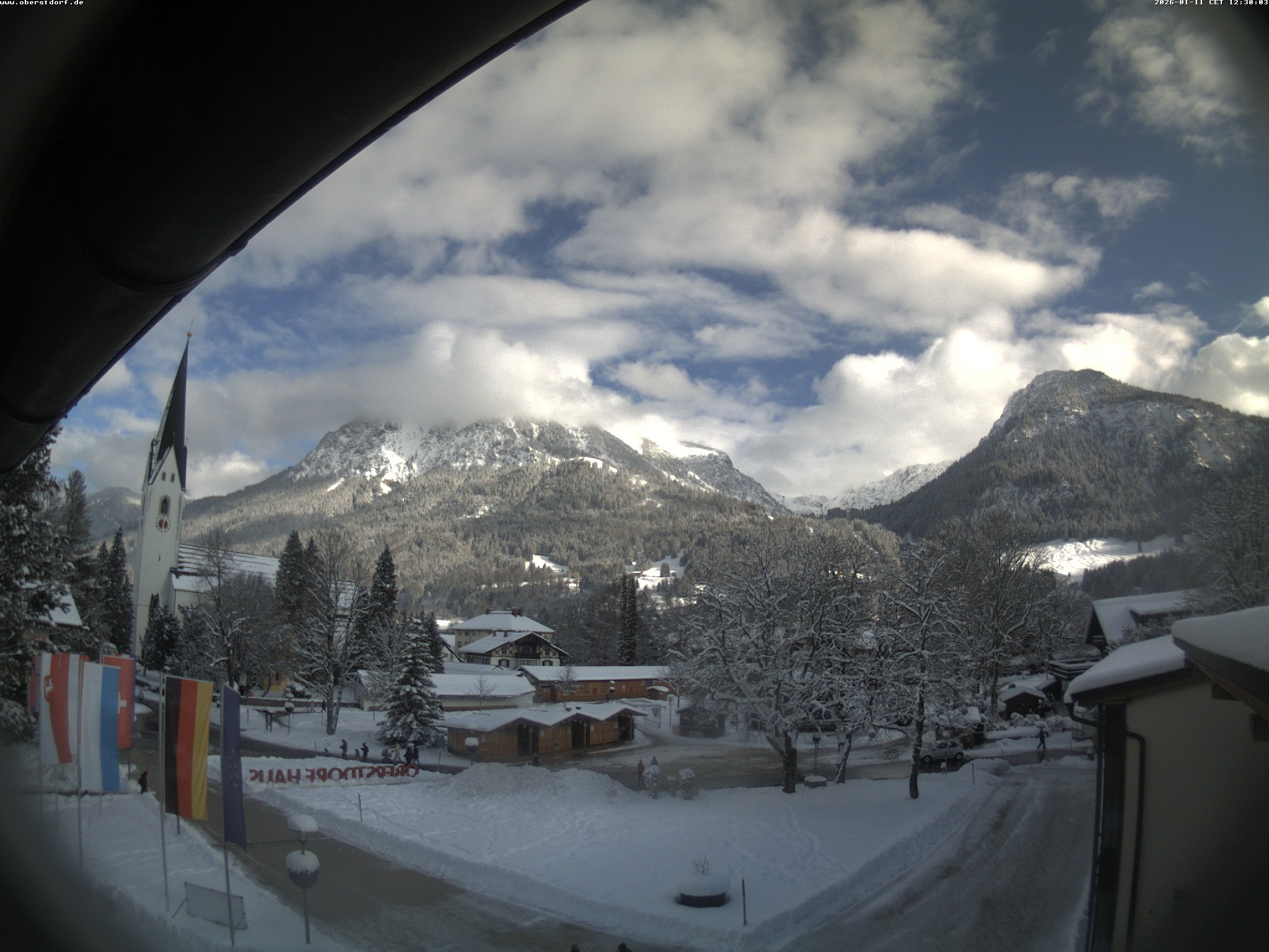 Archiv Foto Webcam Kurpark Oberstdorf