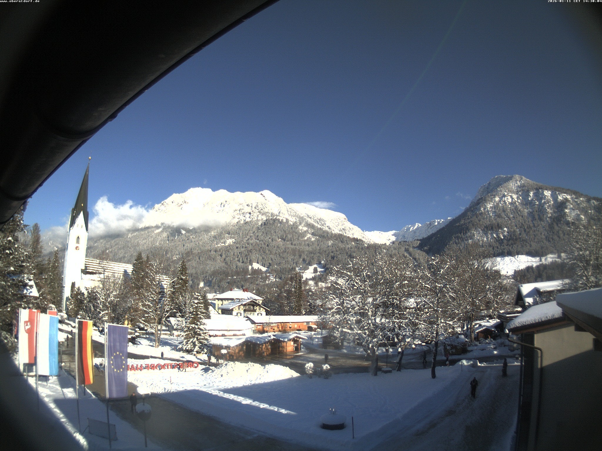Archiv Foto Webcam Kurpark Oberstdorf