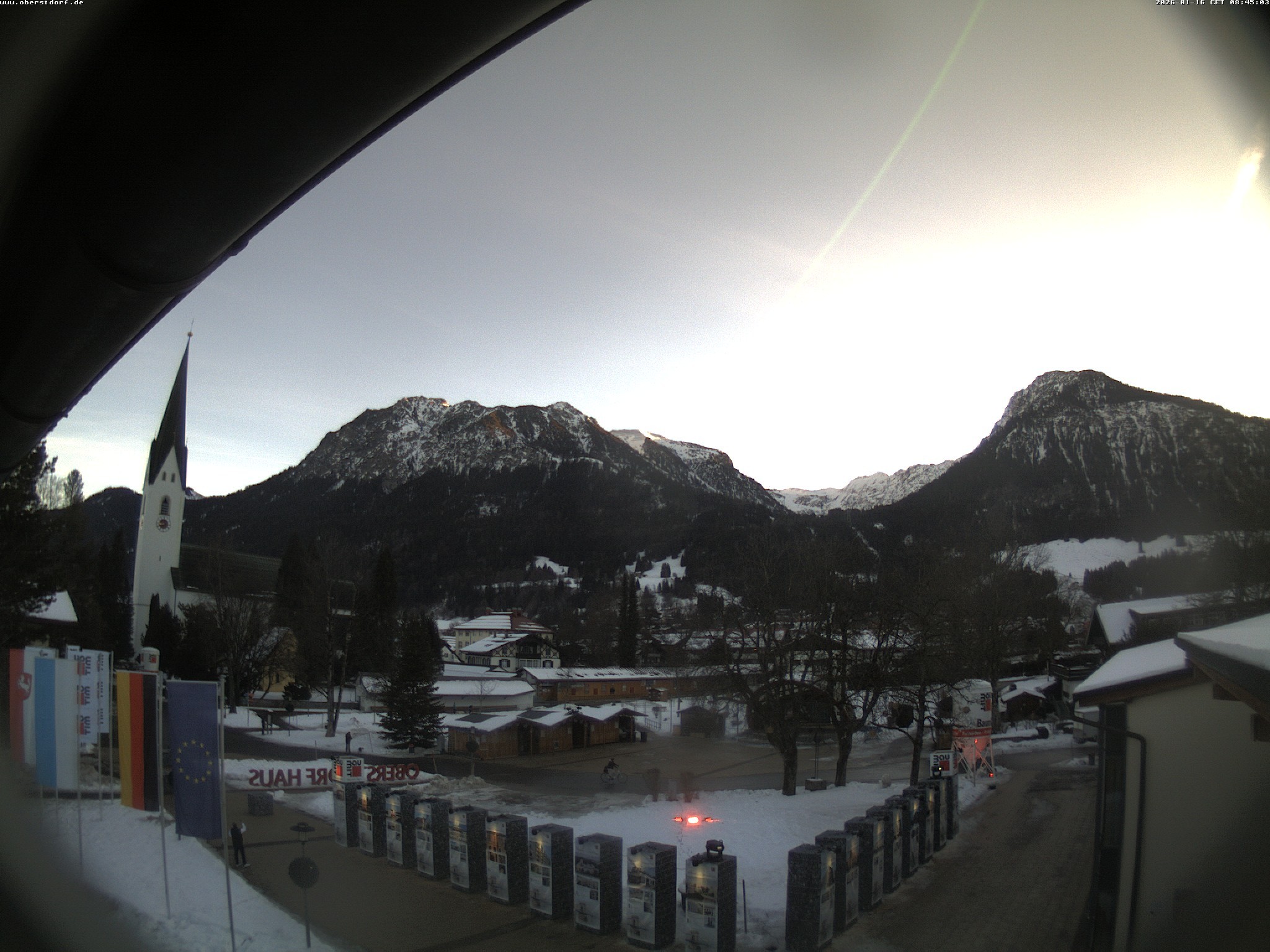 Archiv Foto Webcam Kurpark Oberstdorf