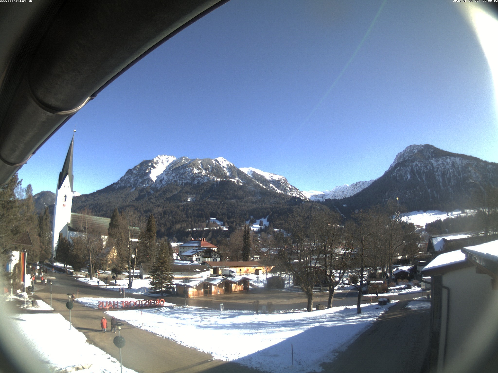 Archiv Foto Webcam Kurpark Oberstdorf