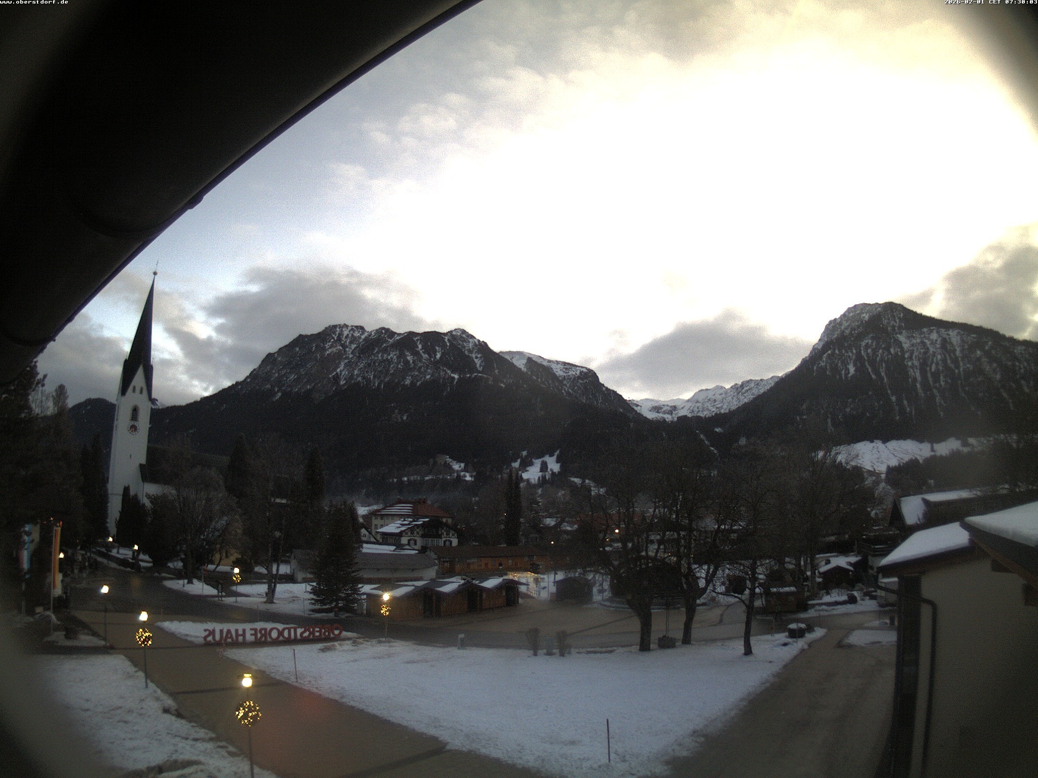Archiv Foto Webcam Kurpark Oberstdorf