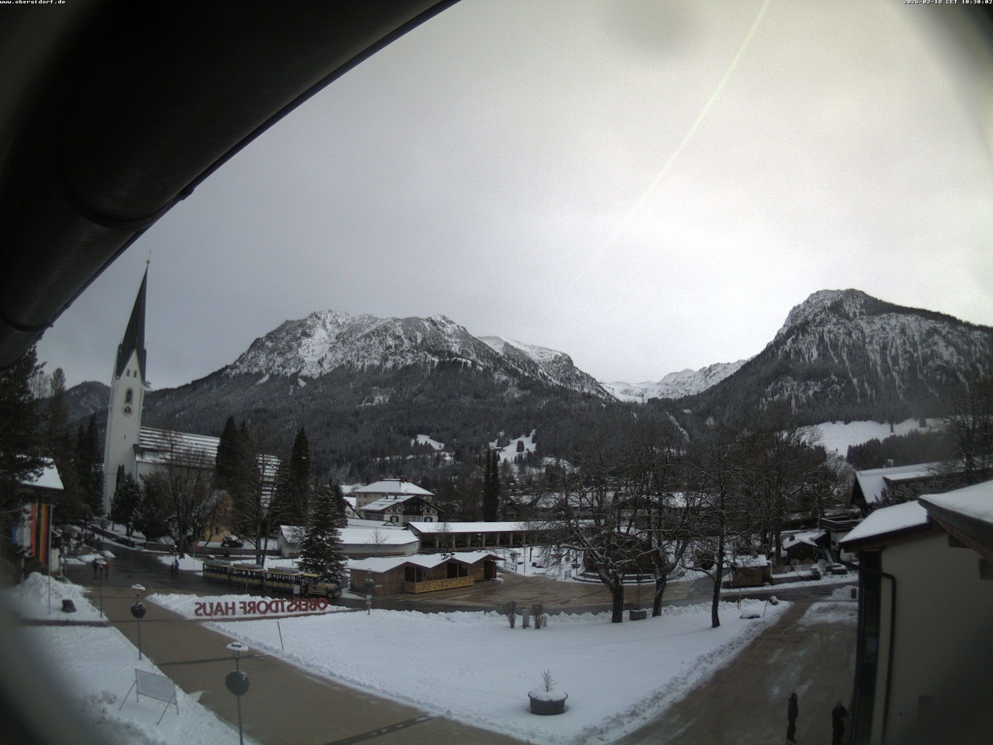 Archived image Webcam St. John's Church Oberstdorf