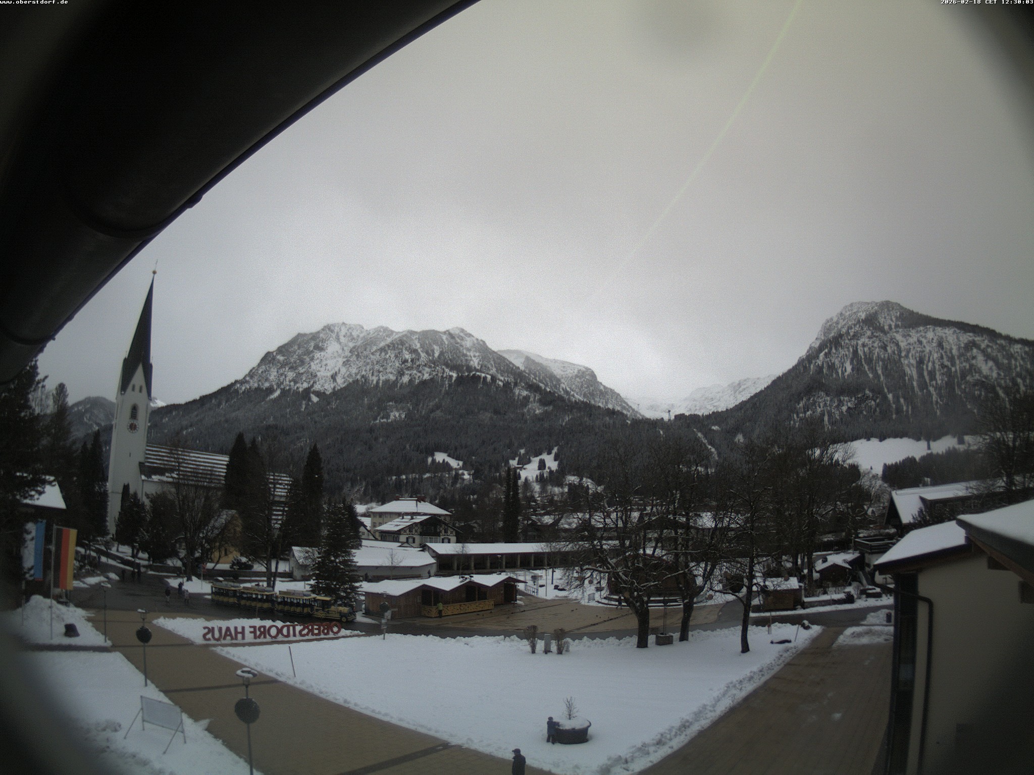Archived image Webcam St. John's Church Oberstdorf