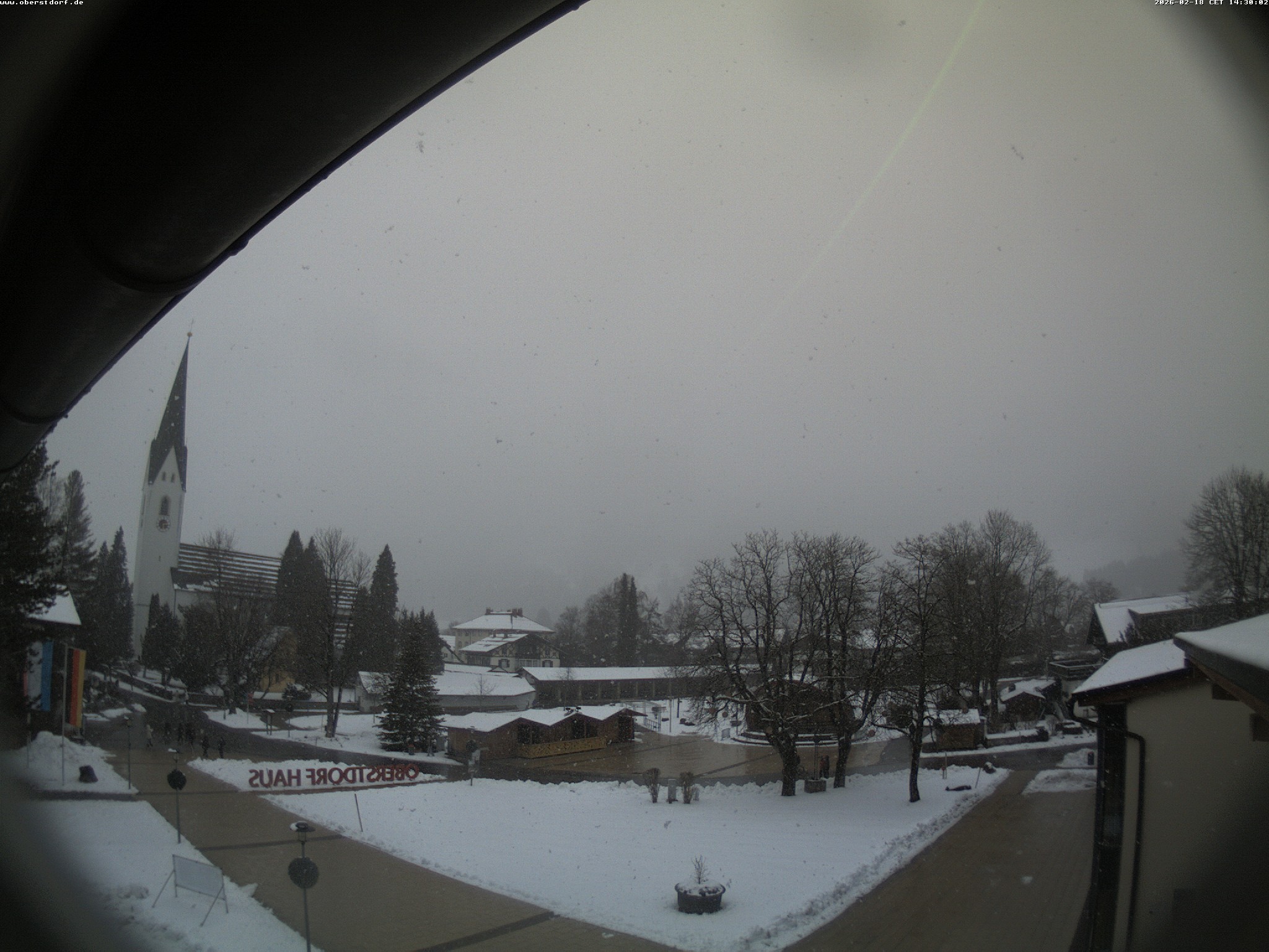 Archived image Webcam St. John's Church Oberstdorf